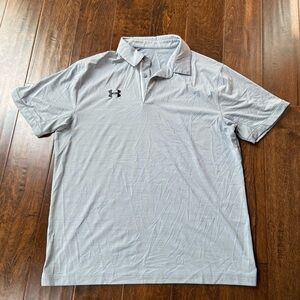 Under Armour SZ L gray Heatgear polo